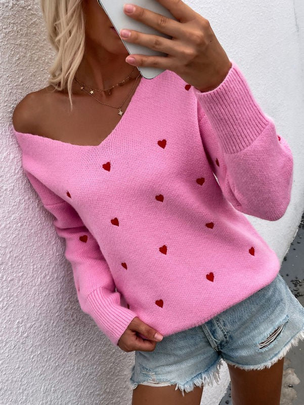 Miss Sparkling Heart Sweater